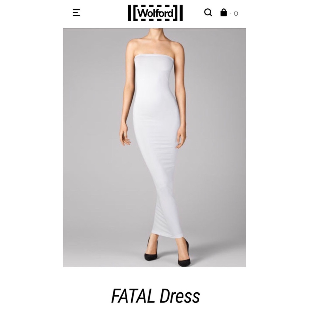 NWT Wolford FATAL dress S - White